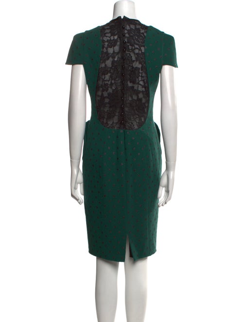 Marc Jacobs Polka Dot Print Knee-Length Dress