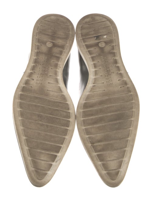 Marc Jacobs Leather Bow Accents Ballet Flats