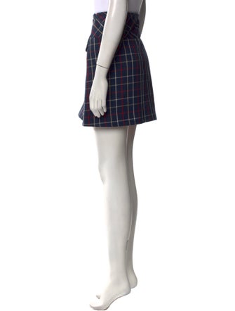 Marc Jacobs Plaid Print Mini Skirt