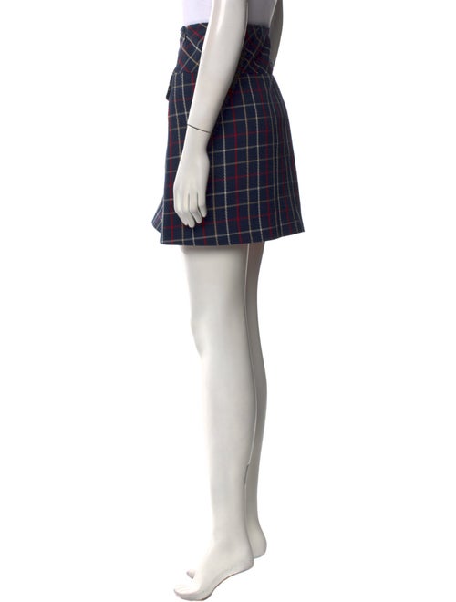 Marc Jacobs Plaid Print Mini Skirt