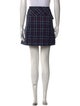 Marc Jacobs Plaid Print Mini Skirt