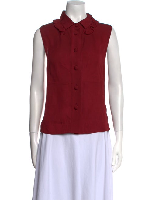 Marc Jacobs Sleeveless Button-Up Top