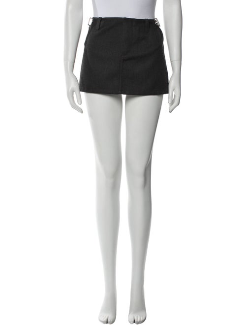 Marc Jacobs Embroidered Accent Mini Skirt