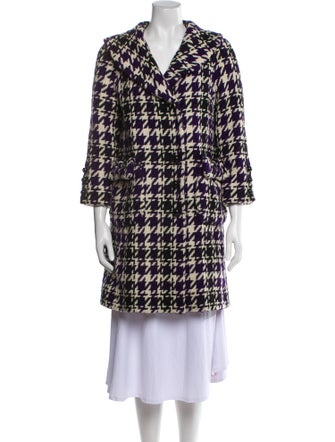 Marc Jacobs Houndstooth Print Coat