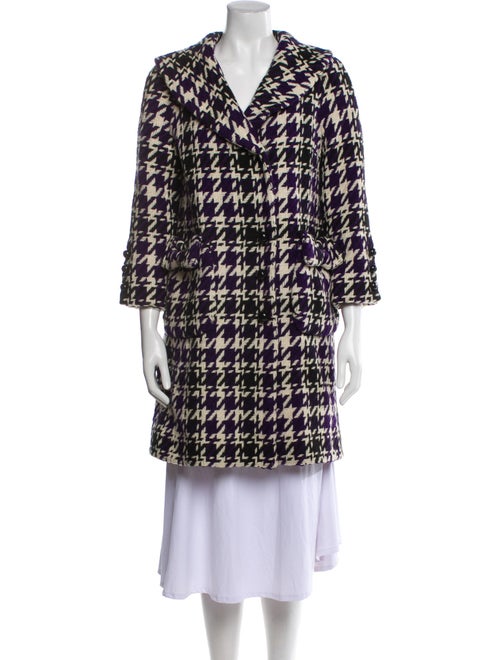 Marc Jacobs Houndstooth Print Coat