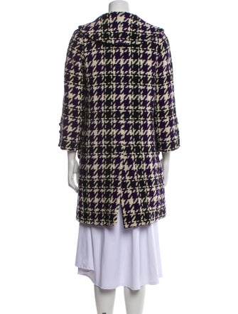 Marc Jacobs Houndstooth Print Coat