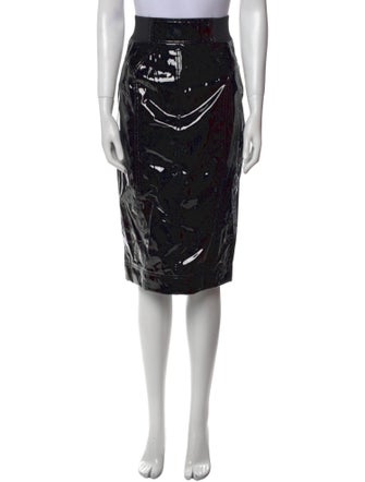 The Marc Jacobs Faux Leather Knee-Length Skirt