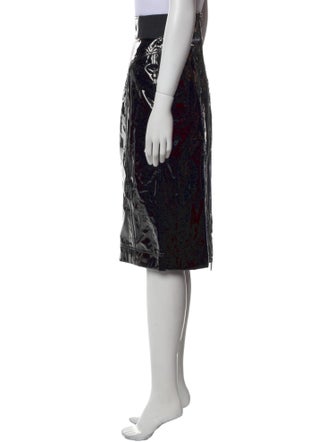The Marc Jacobs Faux Leather Knee-Length Skirt