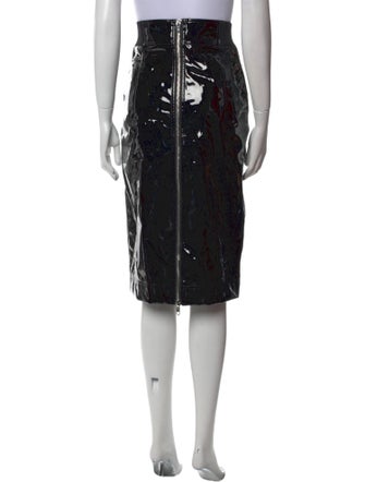 The Marc Jacobs Faux Leather Knee-Length Skirt