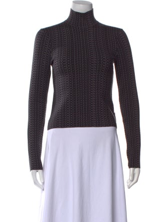 Marc Jacobs Wool Printed Crop Top