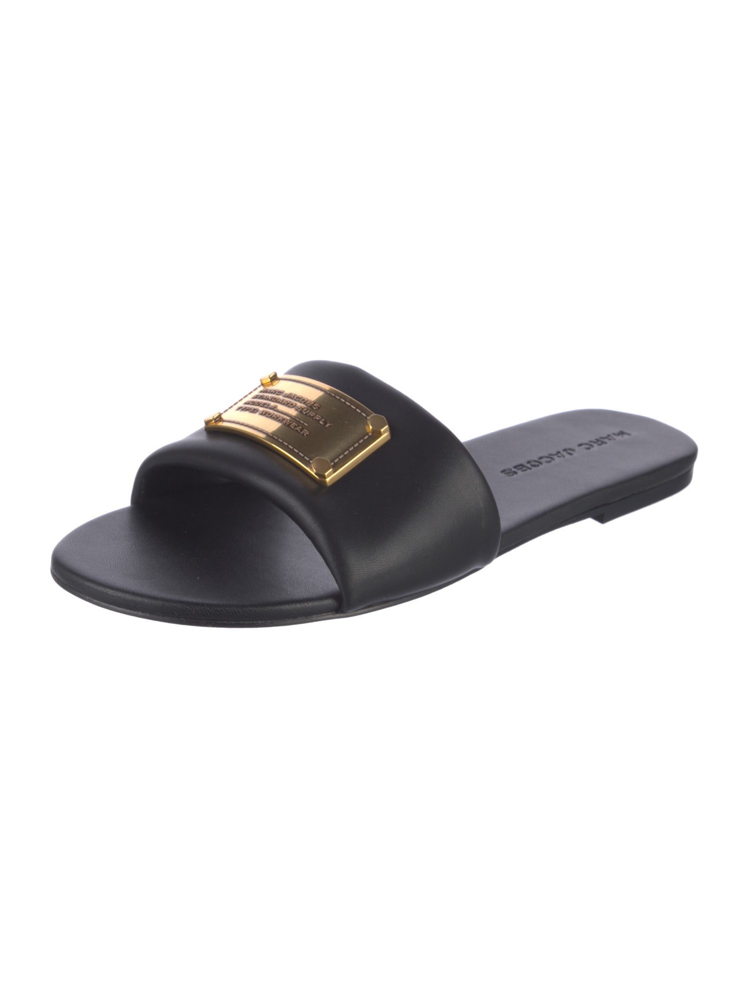 Marc Jacobs Leather Slides