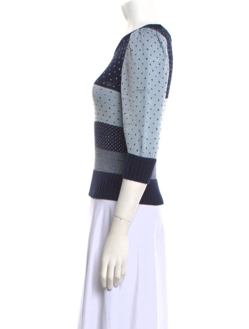 Marc Jacobs Striped Scoop Neck Sweater