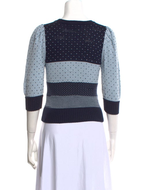 Marc Jacobs Striped Scoop Neck Sweater