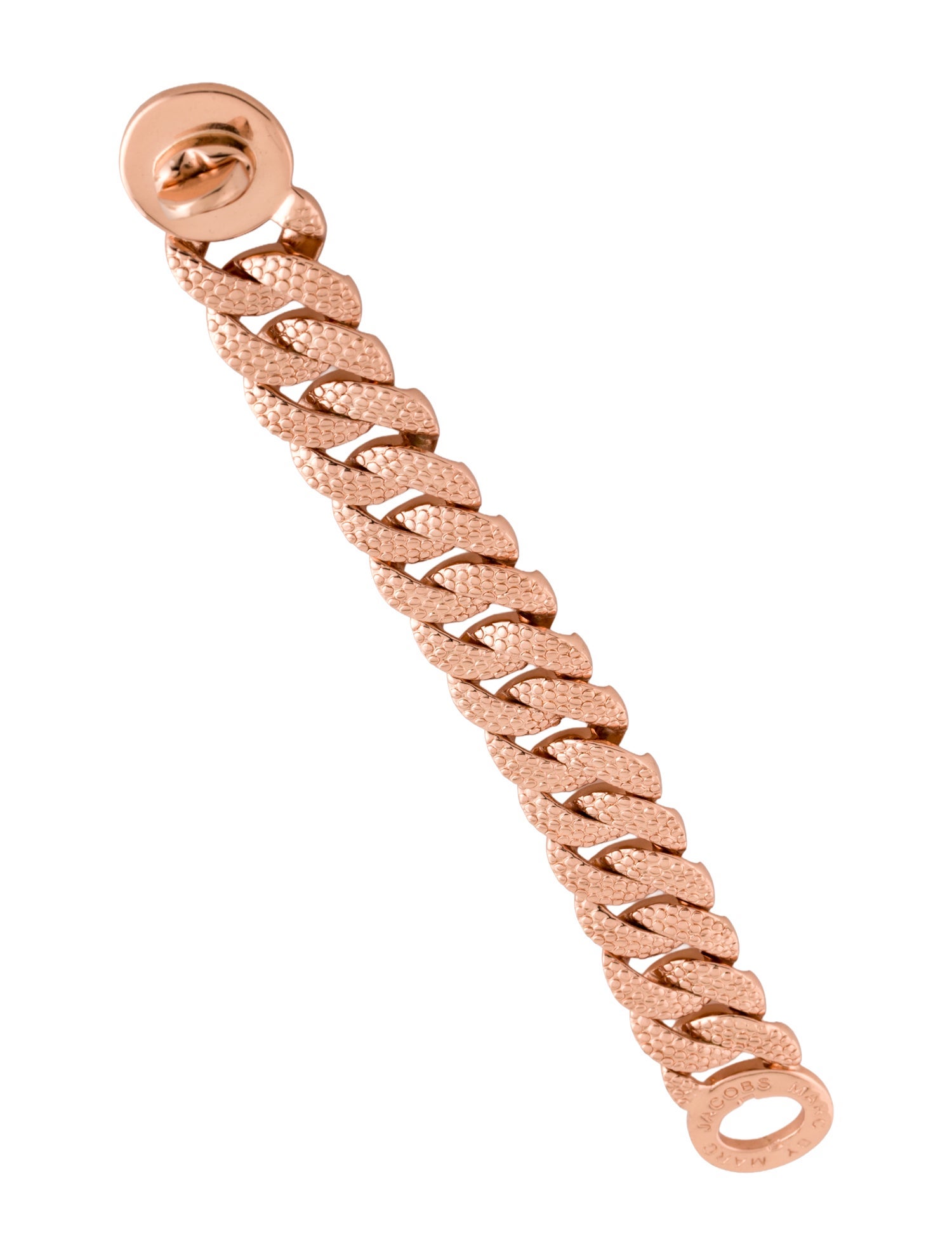 Marc Jacobs Textured 'Katie' Turnlock Link Bracelet