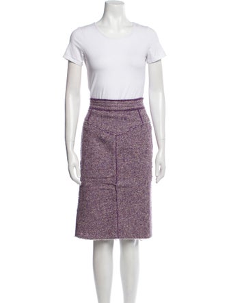 Marc Jacobs Wool Printed Skirt Suit