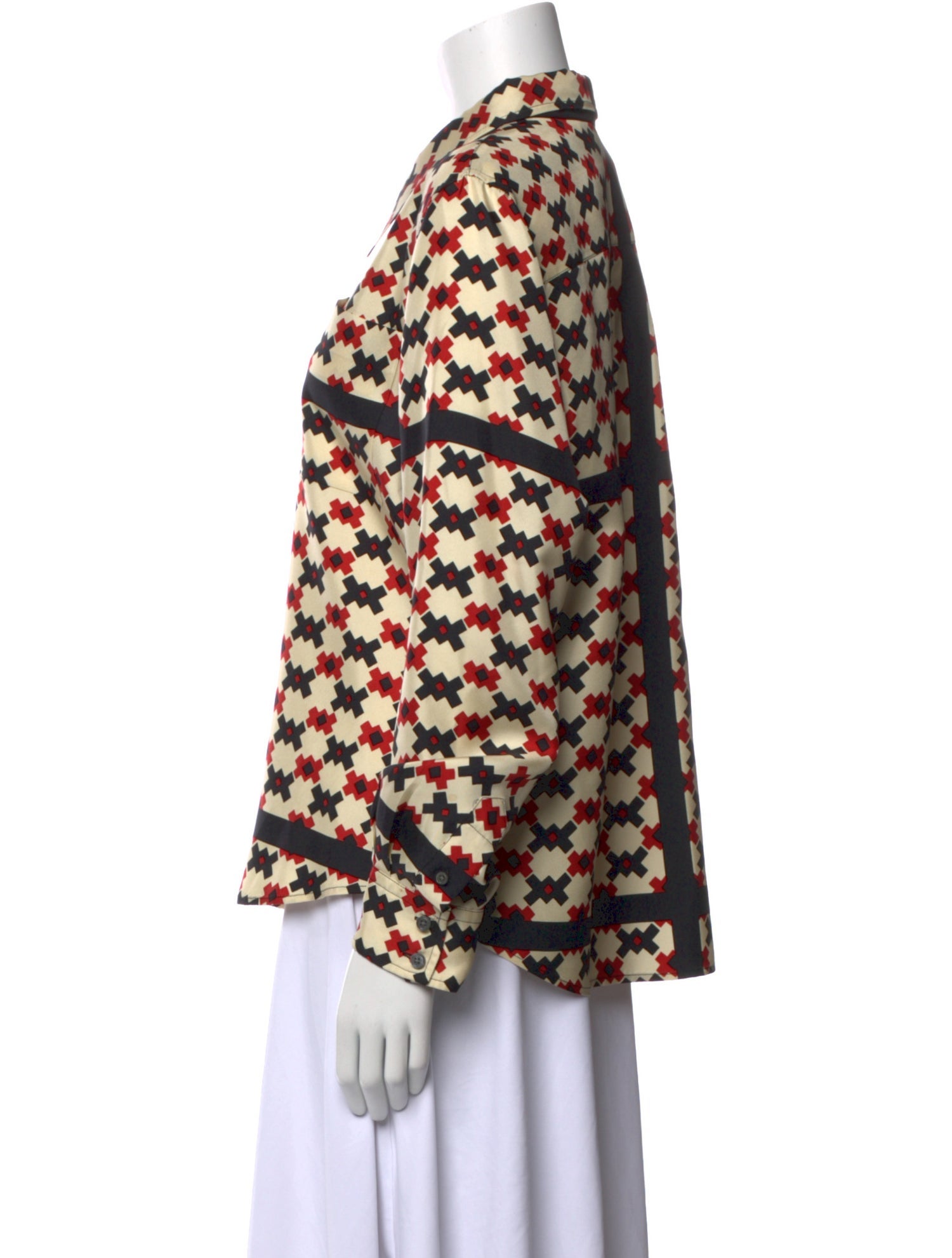 Marc Jacobs Silk Printed Blouse