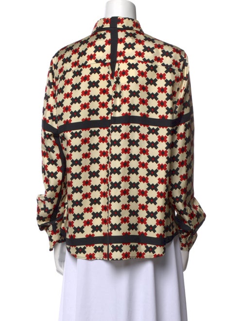 Marc Jacobs Silk Printed Blouse