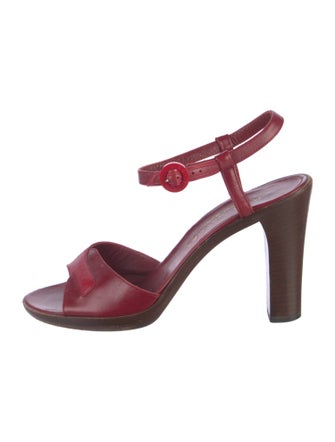 Marc Jacobs Leather Slingback Sandals