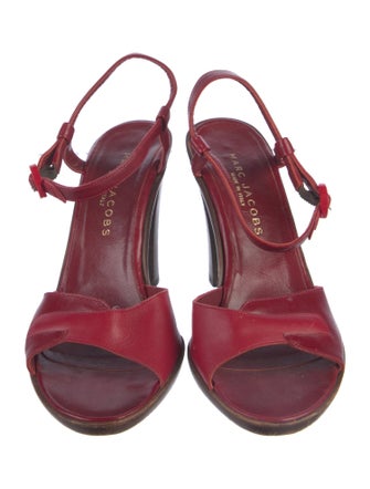 Marc Jacobs Leather Slingback Sandals