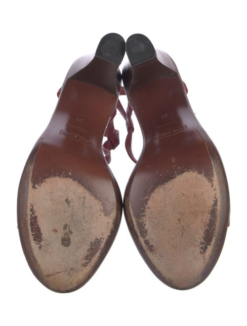 Marc Jacobs Leather Slingback Sandals