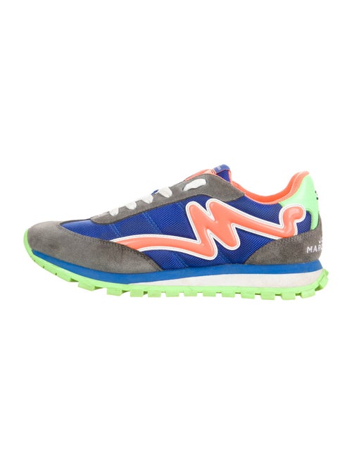 Marc Jacobs Suede Printed Athletic Sneakers