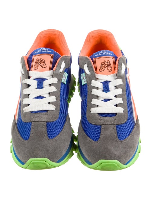 Marc Jacobs Suede Printed Athletic Sneakers