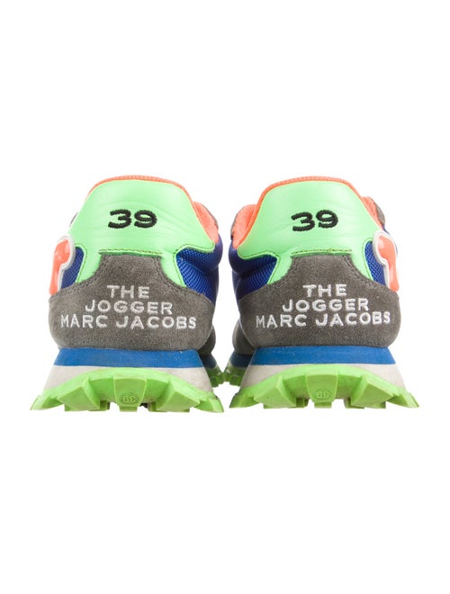 Marc Jacobs Suede Printed Athletic Sneakers