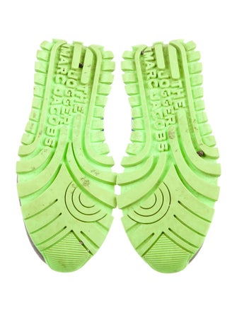 Marc Jacobs Suede Printed Athletic Sneakers