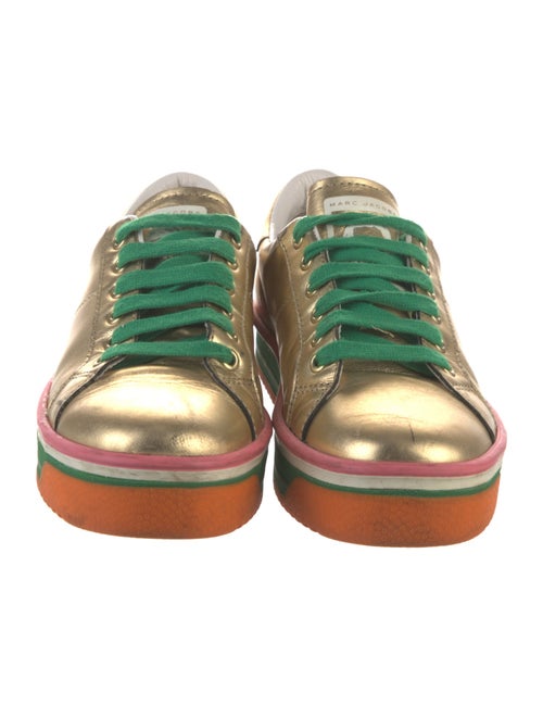 Marc Jacobs Leather Striped Sneakers
