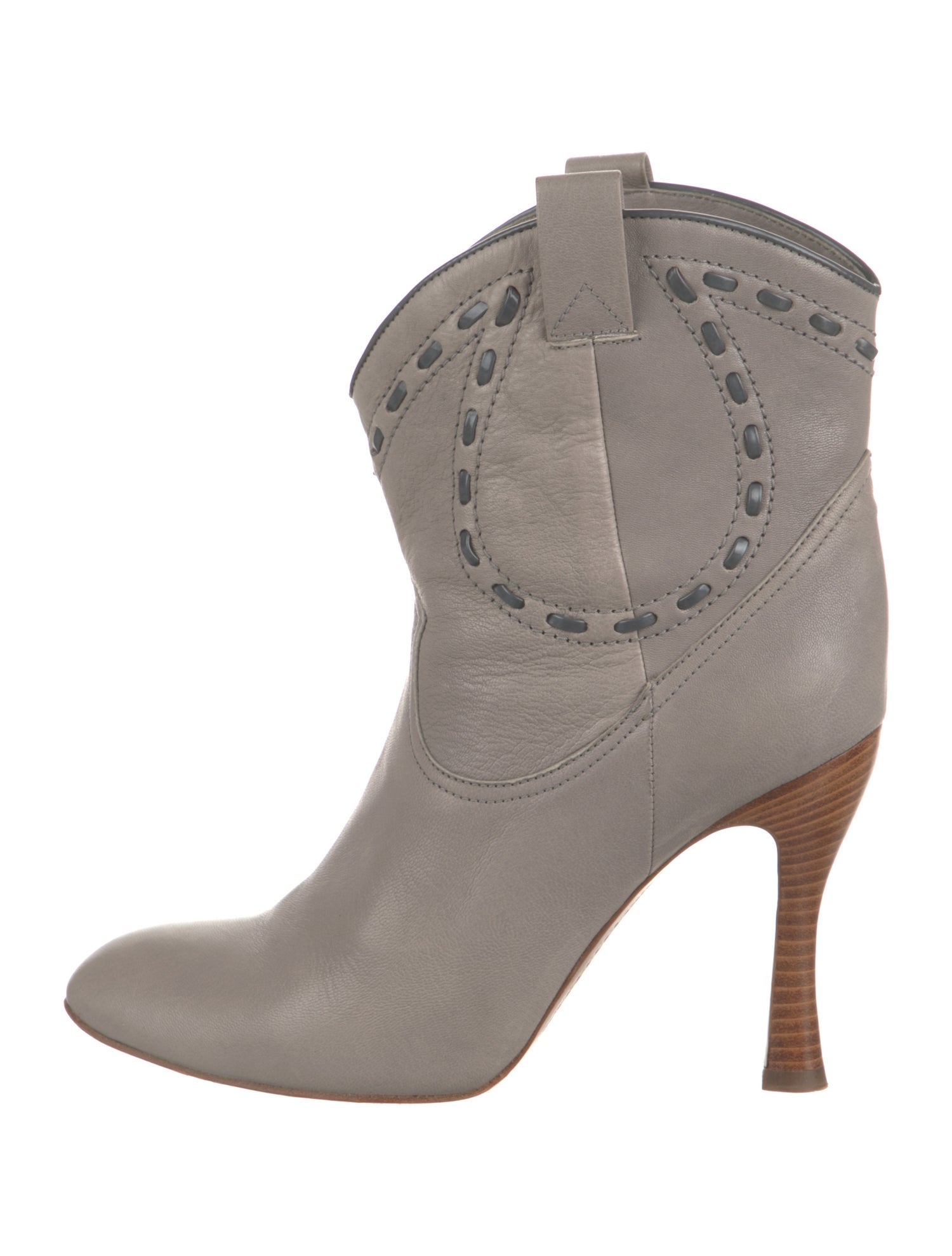 Marc Jacobs Leather Western Boots