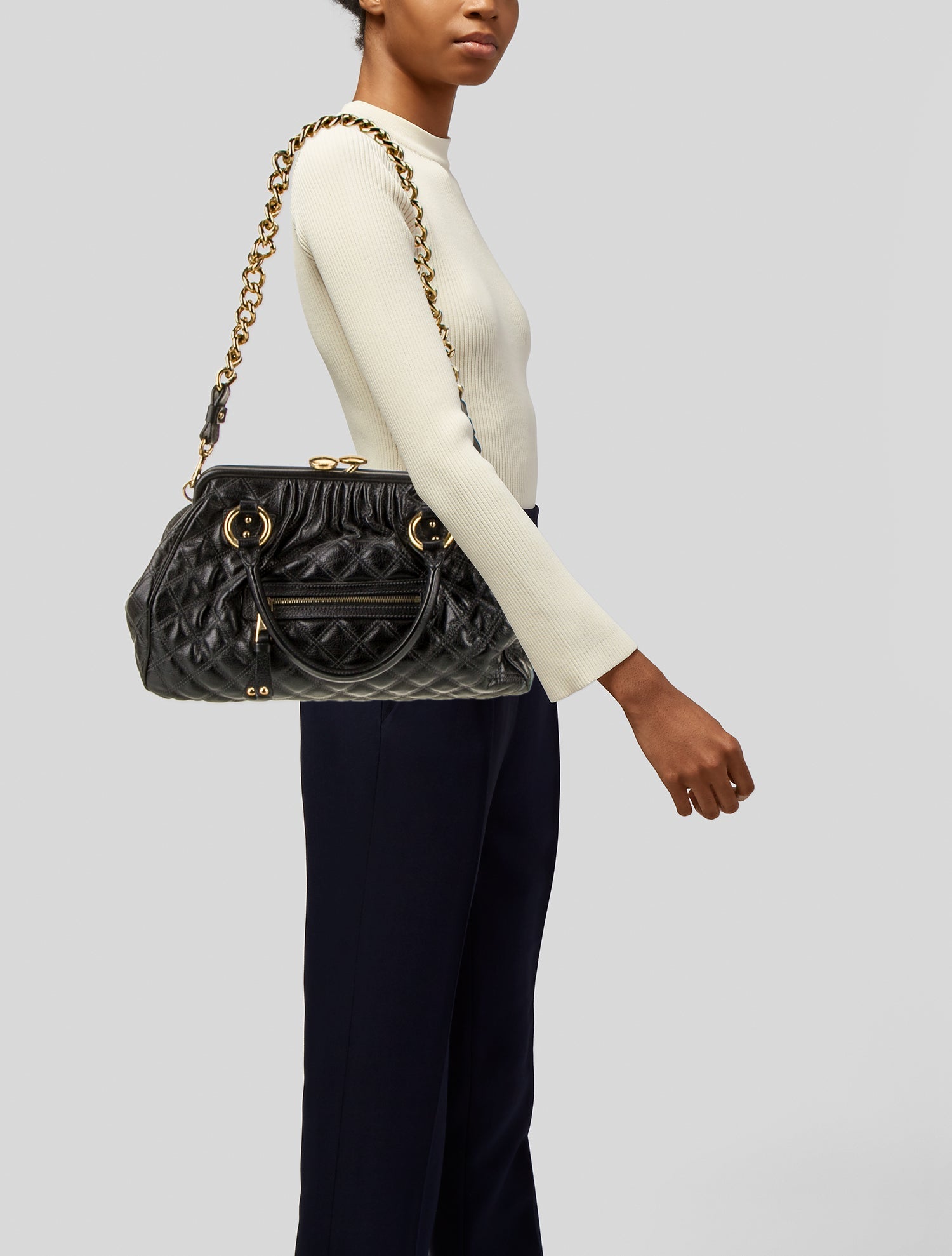 Marc Jacobs Quilted Top Handle Bag