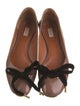 Marc Jacobs Patent Leather Bow Accents Flats