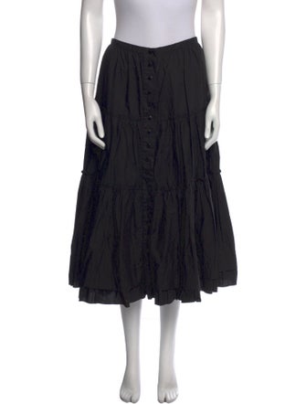 Marc Jacobs Ruffle Embellishment Midi Length Skirt