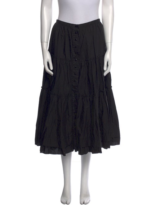 Marc Jacobs Ruffle Embellishment Midi Length Skirt