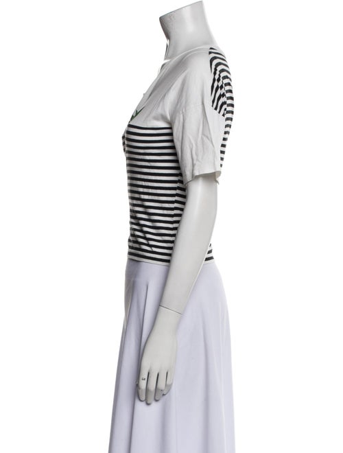 Marc Jacobs Graphic Print Bateau Neckline T-Shirt