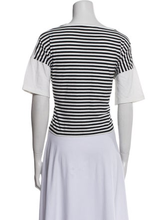 Marc Jacobs Graphic Print Bateau Neckline T-Shirt