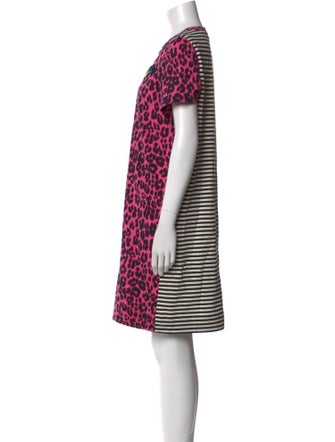 Marc Jacobs Animal Print Mini Dress