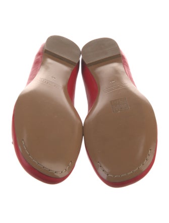 Marc Jacobs Leather Studded Accents Ballet Flats