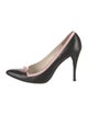Marc Jacobs Leather Colorblock Pattern Pumps