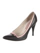 Marc Jacobs Leather Colorblock Pattern Pumps