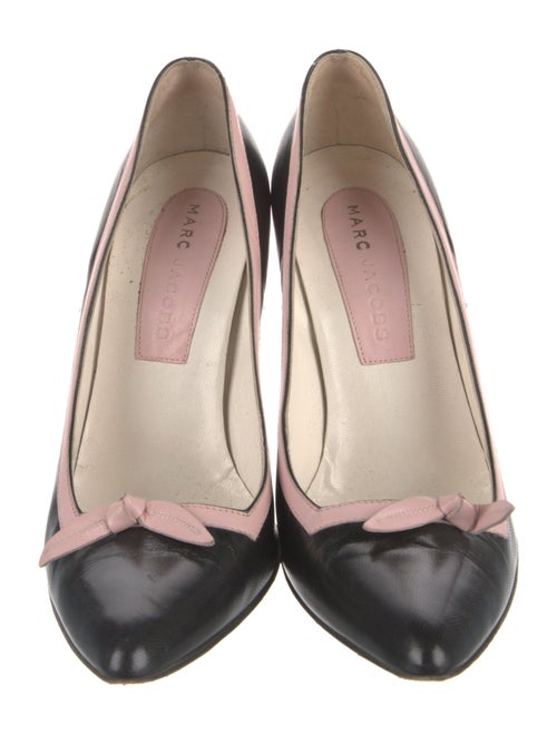 Marc Jacobs Leather Colorblock Pattern Pumps