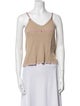 Marc Jacobs V-Neck Sleeveless Crop Top