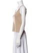 Marc Jacobs V-Neck Sleeveless Crop Top