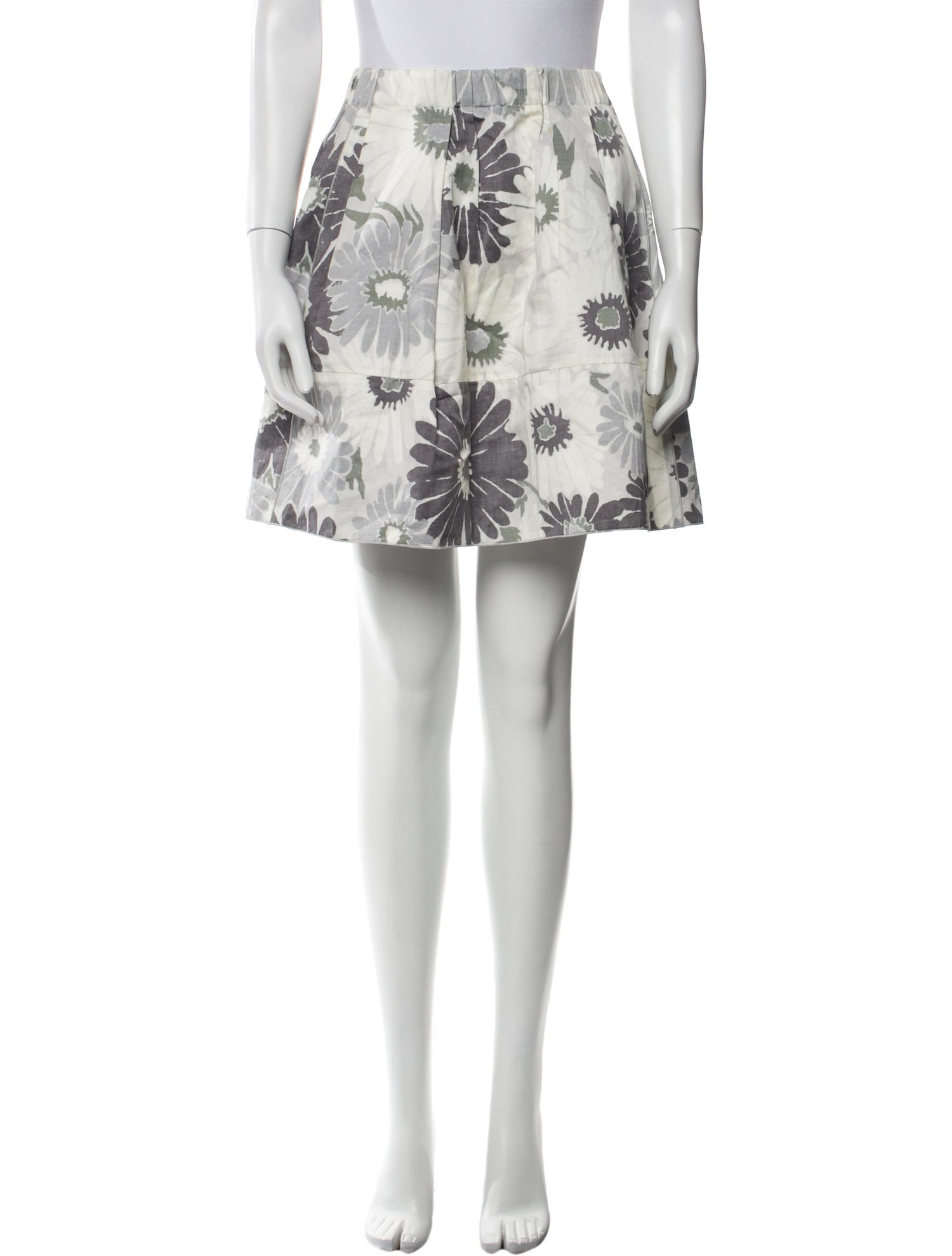 Marc Jacobs Floral Print Mini Skirt