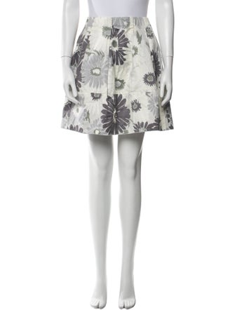 Marc Jacobs Floral Print Mini Skirt