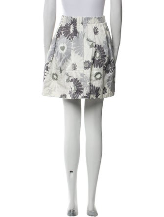 Marc Jacobs Floral Print Mini Skirt