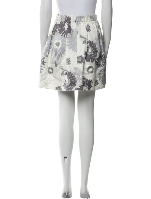 Marc Jacobs Floral Print Mini Skirt