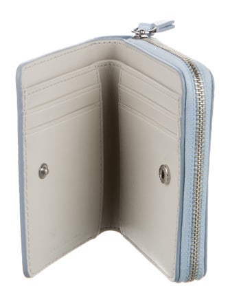 Marc Jacobs Leather Printed Compact Wallet