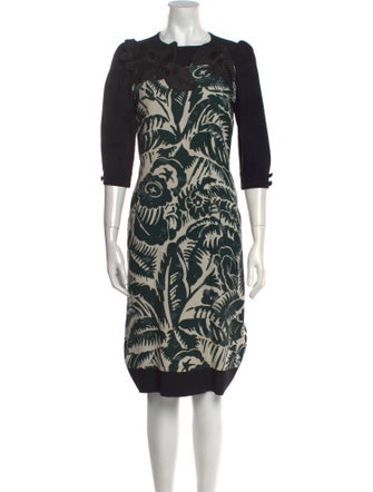 Marc Jacobs Printed Knee-Length Dress