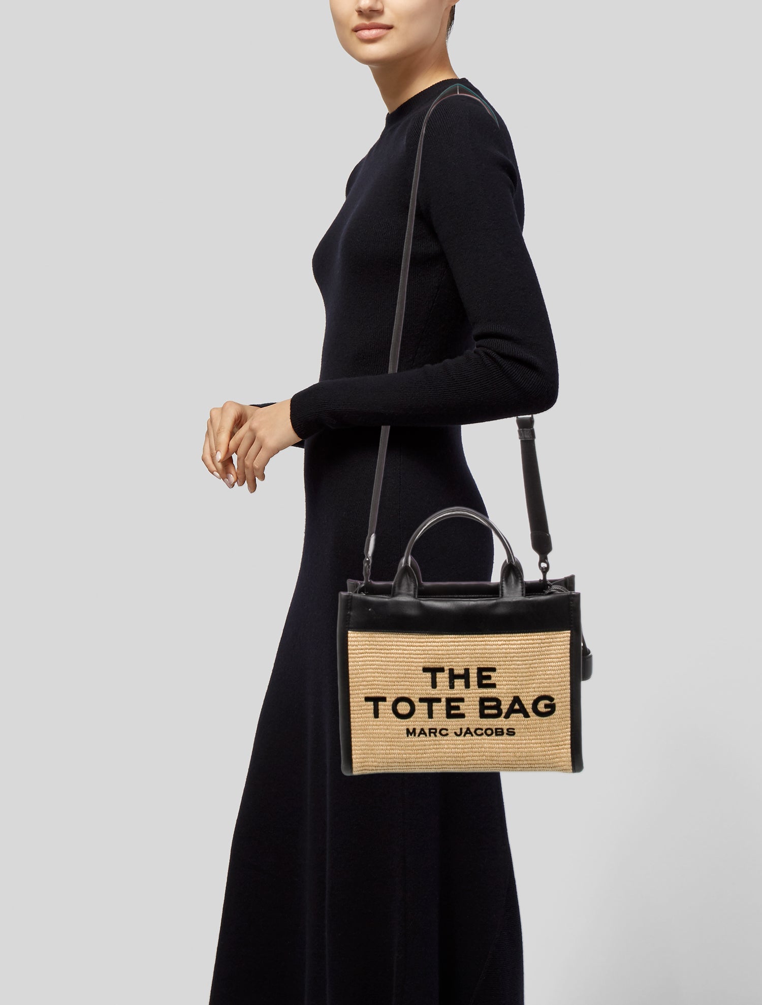 Marc Jacobs Raffia Top Handle Bag